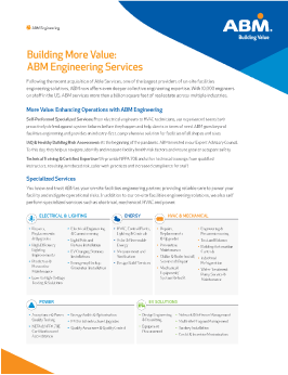 Building More Value | ABM Engineering Services